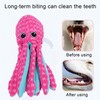 Pet Corduroy Octopus Vocal Toy Puppy Biting Training Toy for