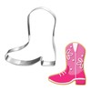 LUBTOSMN Cowboy Boot Cookie Cutter-3.5 Inch-Diswasher Safe-Biscui Cookie Cutter Fondant