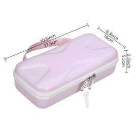 Tourmate Hard Stethoscope Case for 3M Littmann Classic III/Lightweight II S.E. /Cardiology IV Diagnostic/MDF Acoustica Deluxe Stethoscopes, Case Only (PU Light Pink)