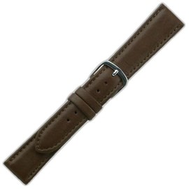 Maruman 94416 Watch Band, Synthetic Leather, Made in Japan, Brown, 0.6 inches (16 mm), 16-D68/S, Braun, Casual