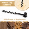 0.75"×10" Scotch Eye Wood Auger Drill Bit, Hand Auger for