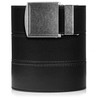 SlideBelts Wide 1.5" Classic Ratchet Belt- Black with Graphite Buckle