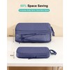 ECOHUB 4pcs Compression Packing Cubes, Recycled 300% Higher Anti-tear Packing