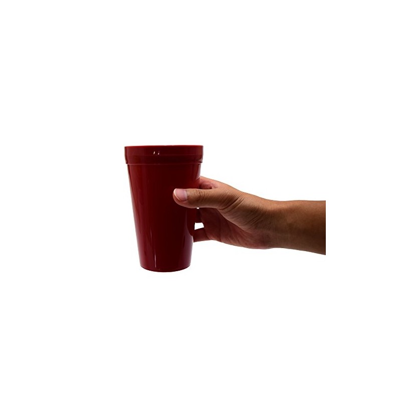Emporio Tech No. 1702r Poly Pro, Cups, Large Red 1702r