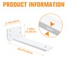 Floating Shelf Brackets 6 inch 8 Pack L Brackets for