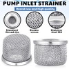 Tandefio 2 Pcs Paint Sprayer Filter Inlet Strainer Suction Hose