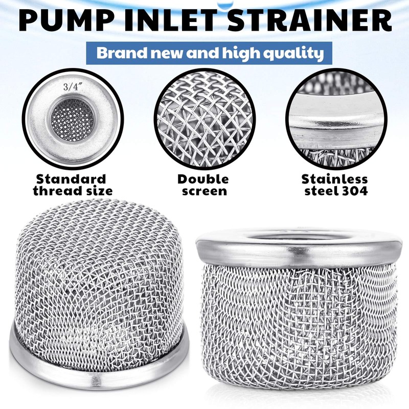 Tandefio 2 Pcs Paint Sprayer Filter Inlet Strainer Suction Hose