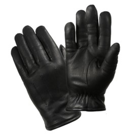 Rothco Cold Weather Leather Police Gloves, Black, Medium