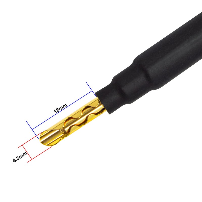 2 Meter - Canare 4S11 - Braid (White + Steel)