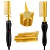 Electric Heating Comb WetDry Straightening Curling Hot Brush Hair Styling