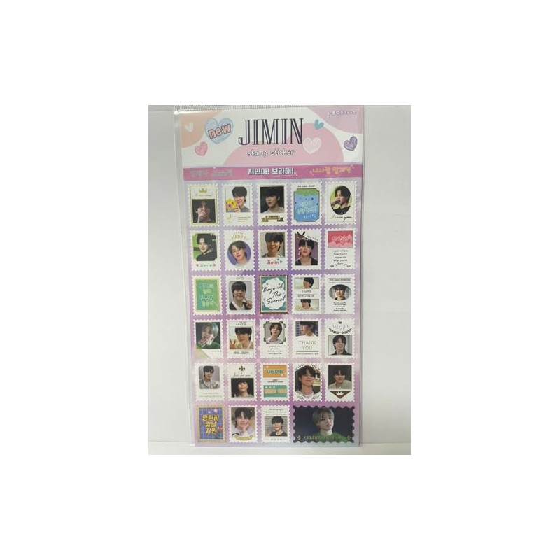 Jimin Goods Stamp Sticker with Message Card (JIMIN) ST