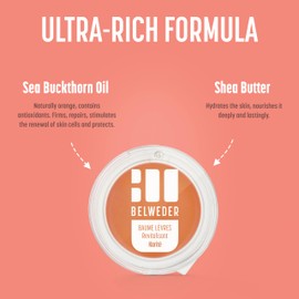 BELWEDER Revitalisierender Lippenbalsam mit Sheabutter, 5,5 ml – Schutz, Feuchtigkeit und Regeneration der Lippen – transparenter Lippenbalsam für Männer und Frauen