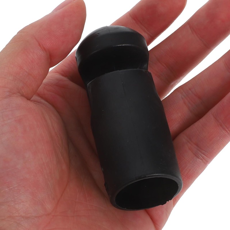 Garneck 8pcs Trampoline Pole Caps Replacement Rod Covers Plastic Black