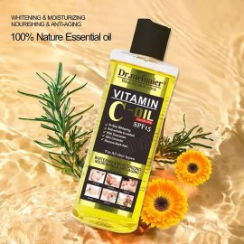 Unbranded Vitamin C Whitening Body Oil with sunscreen 200 ml USA Stock