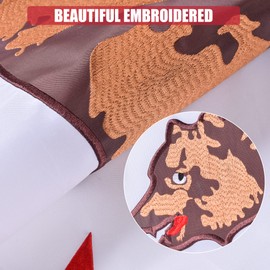 VICDRIA California State Flag 5x8 Ft, Deluxe Full Embroidered Heavy Duty Polyester Durable CA Outside Flags, Indoor/Outdoor, Sewn Stripes and Brass Grommets