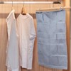 HSOFTIFY 100% Linen Hanging Storage Bag with 20 Pockets, Wall