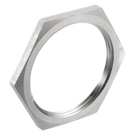 QUARKZMAN Stainless Steel 304 Cast Pipe Fitting Hex Nut, 304 Stainless Steel Hex Nut NPT 2 Inch Female Thread for Installing Pipes and Undercleaner