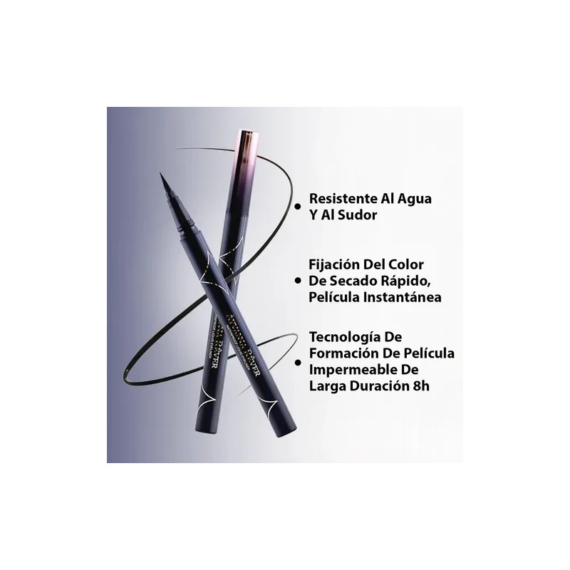 Delineador Para Ojos Ayvanna Rêver Líquido Mate Natural Negro Liso