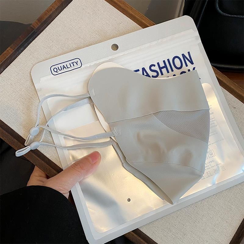 [TRENZADO] UVカット マスク フェイスカバー 日除け 日焼け止め 立体 UVカット マスク 冷感