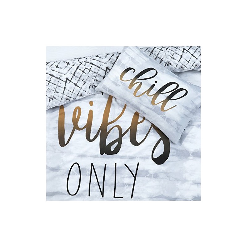 Sleepdown Chill Vibes Only Soft Easy Care Bedding Set With