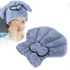 ZJchao Toallas para Secar el Cabello, Gorro de Microfibra para