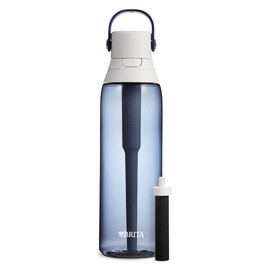 Brita Premium Filtering Water Bottle with Filter, BPA-Free, Night Sky, 768 mL