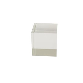 speed mao Simple Cube Paperweight Clear