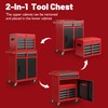 5 Drawer Tool Chest with Wheels, 2-in-1 Detachable Metal Rolling