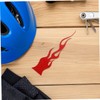 Mobestech 2 Sheets Reflective Flame Stickers for Car Motorcycle Skateboard