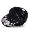 Men's & Women's 100% Cotton Baseball Cap ROCK Adjustable, Black,