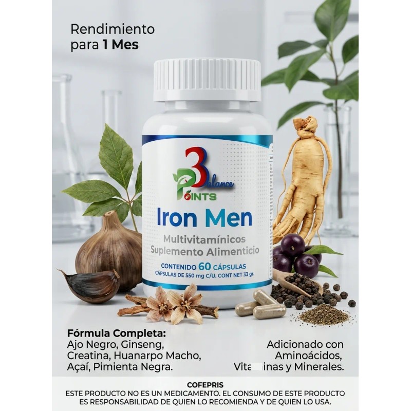 Iron Men Multivitamínico Hombre Capsulas