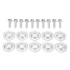 20pcs UTV Skid Plate WasherSet Rugged Metal Replacement for Polaris