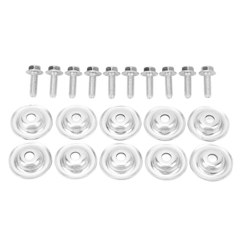 20pcs UTV Skid Plate WasherSet Rugged Metal Replacement for Polaris