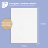 Golden State Art, 10 Pack 9x12 One-side White Corrugated Cardboard