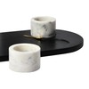 Bloomingville Bloomingville Mango Wood Tray with 2 Marble Bowls and