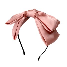 ROMODIYA 1Pcs Pink Bow Headbands Bowknot Headbands Large Bow Hair Bands Hair Accessories for Hair Styling Decorations Makeup Yoga Sport Hair Hoops Hairbands for Women and Girls Daily Wear Hair Wrap