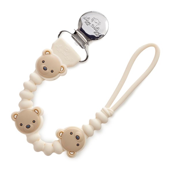 Itzy Ritzy Silicone Pacifier Clip; 100% Food Grade Silicone Pacifier