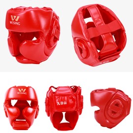 Wesing 6 oz Boxing Gloves for Kids with Full Protective Headgear Boxing Protective Gear for Children (Yellow, S)