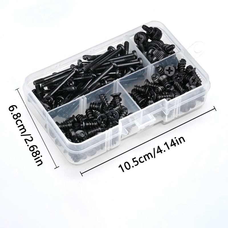 Nivithi 160 Piece PC Screw Set, PC Fan Screws, 30
