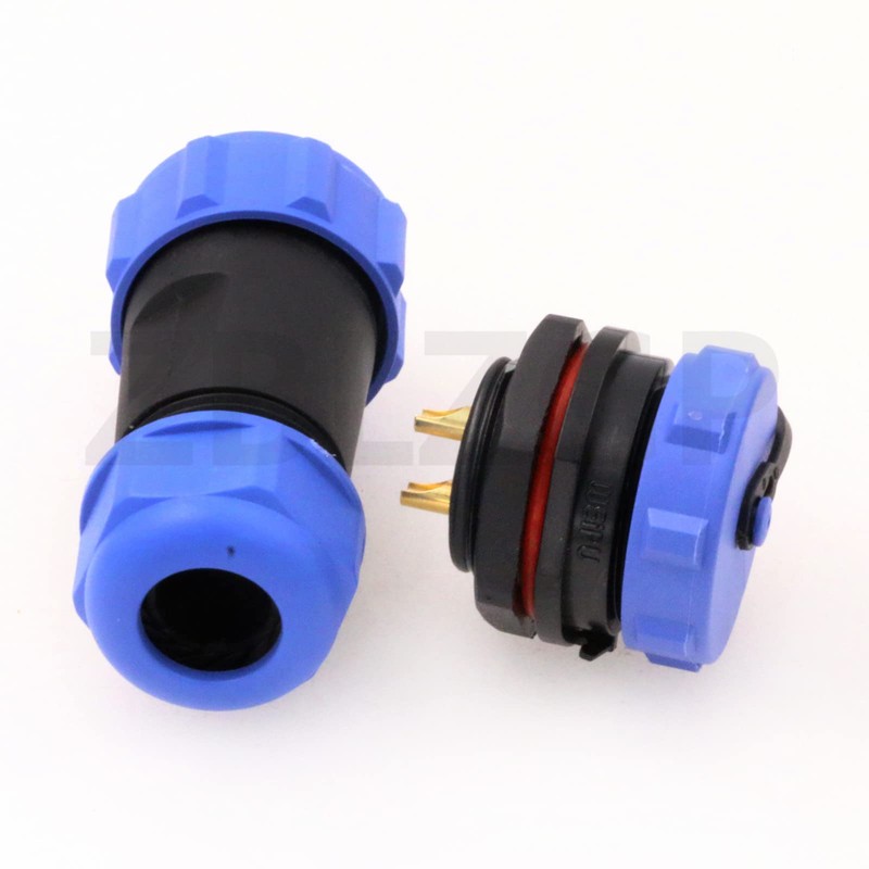 ZBLZGP WEIPU SP21 SP2110/P+SP2112/S IP68 Waterproof 2 Pin Docking Screw