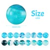 16 Pcs Fridge Magnets 35mm, 3D Glass Round Whitenboard Magnets,
