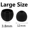 BLLQ 12PCS Large Size Replacement Ear Tips Earbud Eartip Ear