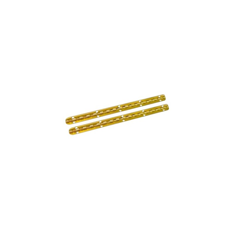 QCAA Solid Brass 90 Degree Small Piano Hinge Wooden Jewery