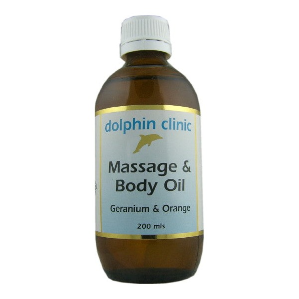 Dolphin Geranium & Orange Massage & Body Oil 200ml