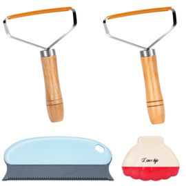 RiuCrepian 2 Stück Fusselentferner Tierhaare,Fusselrasierer für Kleidung und Teppich,Tierhaarentferner Sofa,Magische Pfoten Fusselbürste,Katzenhaarentferner,Flusenentferner,Lint Remover