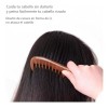 Iwansol Peine Antifrizz De Madera De Sándalo Dorado Antiestático