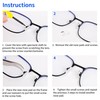 Upgrade Version All-in-One Magnetic Glasses Repair Kit with Black Screw,