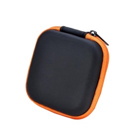 SEWACC 5pcs Mini Earphone Storage Case Assorted Color Portable Headphone Pouch Travel Carrying Bag for Earbuds USB Cables and Accessories