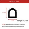 Aroilder EPDM Rubber Seal Strip, Self-Adhesive D Shape Rubber Weather