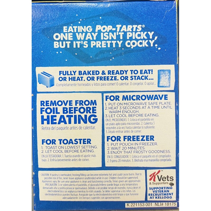 Kellogg's 2x Kellogg's Pop Tarts FROSTED BANANA BREAD Toaster Pastries